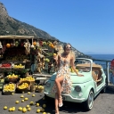 Amalfi Coast and Sorrento Tour with Fiat 500 Spiaggina