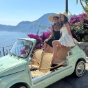 Amalfi Coast and Sorrento Tour with Fiat 500 Spiaggina